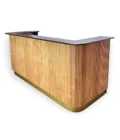 Golden Oak Portable Bar