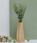 Oak geometric floral vases - Image 2