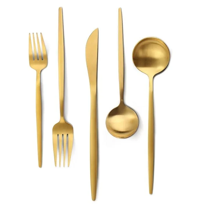 Gold Flatware