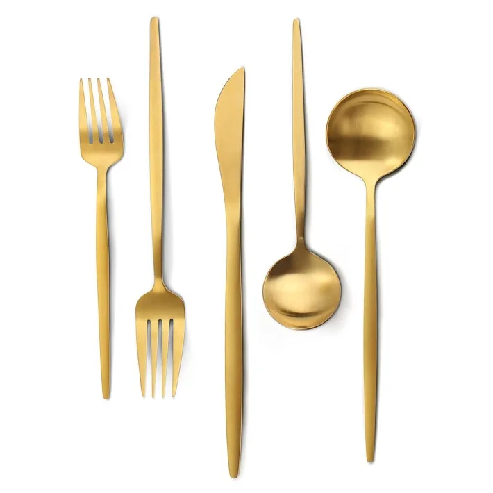 Gold Flatware