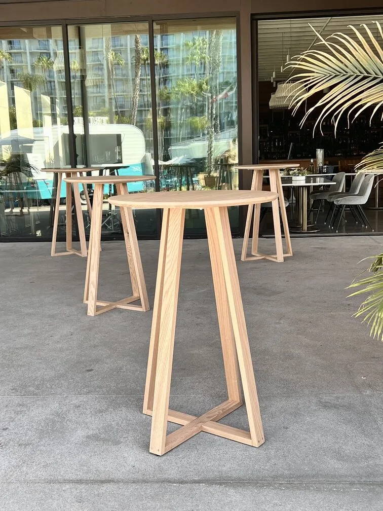 Oak Bar Table - Image 4