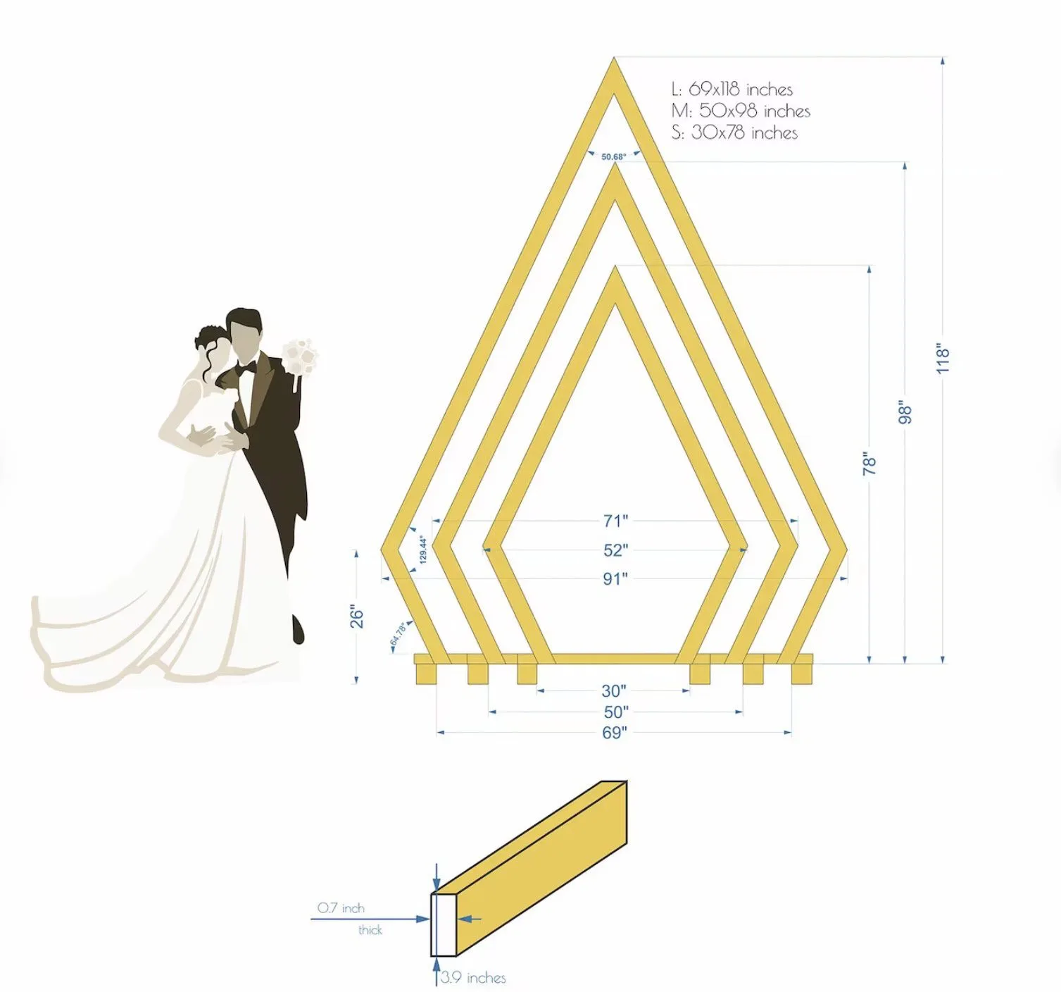 Boho Wedding Arch - Image 4