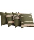 Olive Green Pillows Set of 4