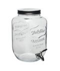 Drink Dispenser - Clear Glass
