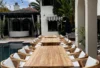 Best event rental companies in San Francisco and the Bay Area — an outdoor wine-country dining setup by Vogue Rentals