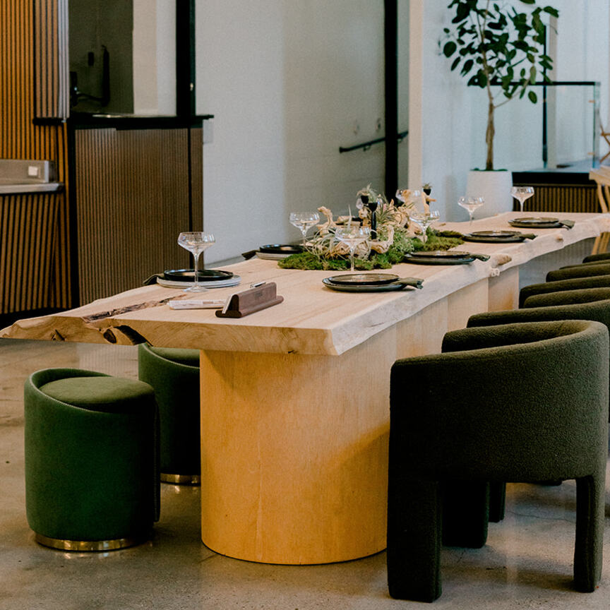 Emerald Swivel Stool