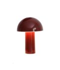 Crimson Dome Table Lamp