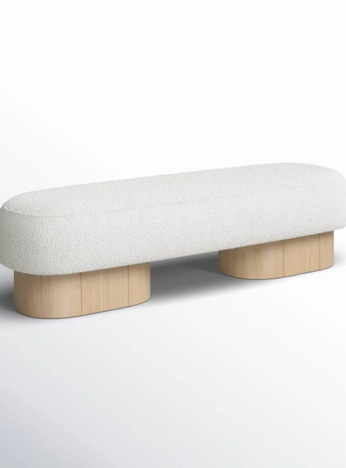 Montecito Bouclé Bench