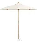 Capri White Umbrella - 9ft