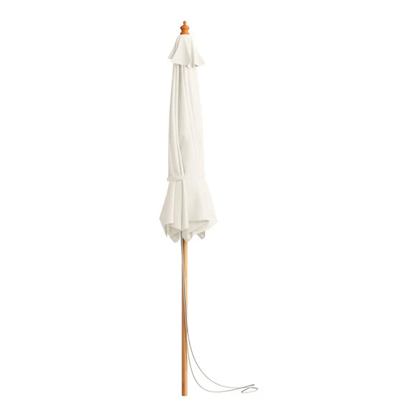 Capri White Umbrella - 9ft - Image 3